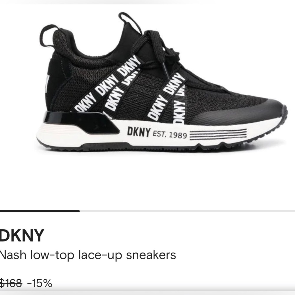 DKNY
Nash low-top lace-up sneakers🍁 - Picture 4 of 11
